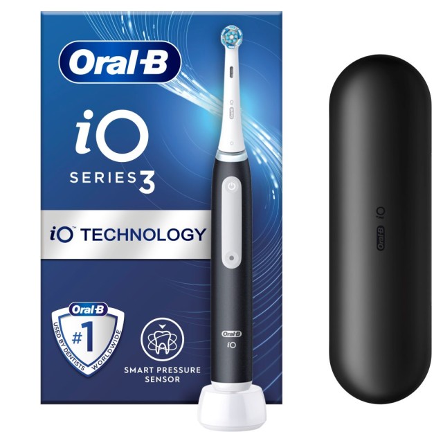 Oral-B iO Series 3 Magnetic Black Ηλεκτρική Οδοντόβουρτσα + Θήκη Τα...