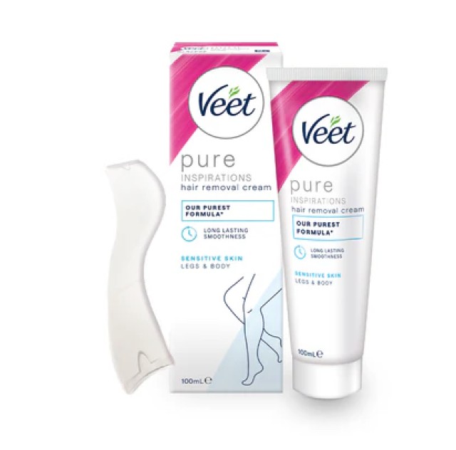 Veet Pure Inspirations Αποτριχωτική Κρέμα για Ευαίσθητες Επιδερμίδε...