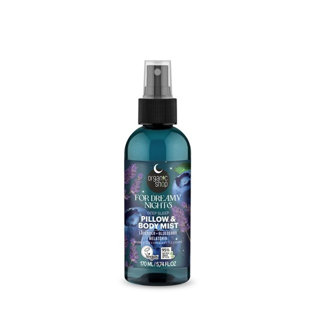 Organic Shop by Natura Siberica Deep Dreamy Night Pillow & Body Mist Xαλαρωτικό Μist, 170ml