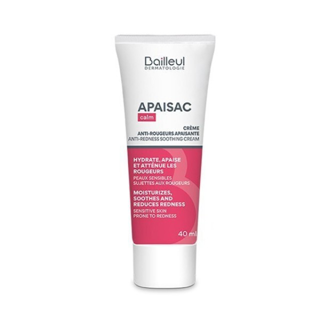 Biorga Apaisac Calm Anti-Redness Soothing Cream Ενυδατική Κρέμα Προσώπου Για Ευαίσθητες Επιδερμίδες, 40ml