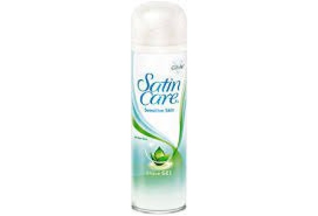 Gillette Satin Care Sensitive Skin, Gel Ξυρίσματος, 200ml