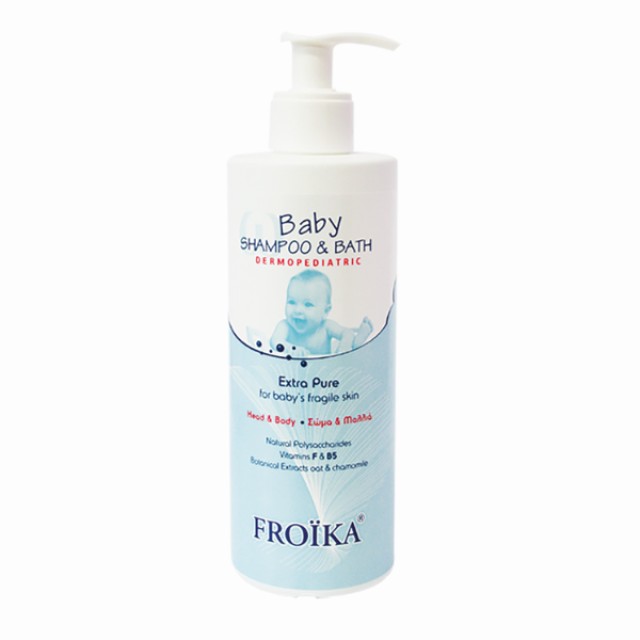Froika Baby Shampoo & Bath  Βρεφικό Σαμπουάν και Αφρόλουτρο, 400ml