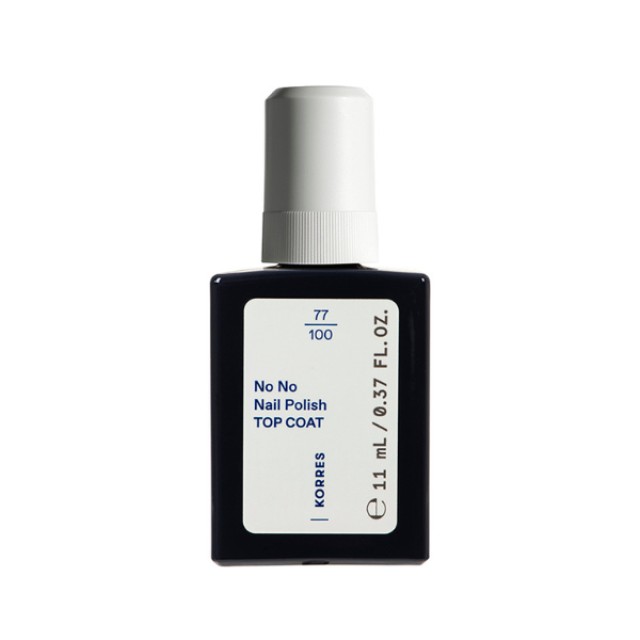 Korres No No Nail Polish Top Coat Βερνίκι νυχιών, 11ml