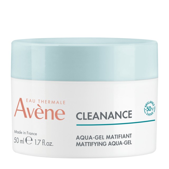 Avene Cleanance Mattifying Aqua-Gel Κρέμα Προσώπου για Ματ Αποτέλεσμα, 50ml