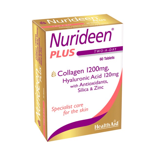 Health Aid Nurideen Plus Συμπλήρωμα Διατροφής για Ελαστικότητα & Ενυδάτωση Δέρματος, 60 Ταμπλέτες