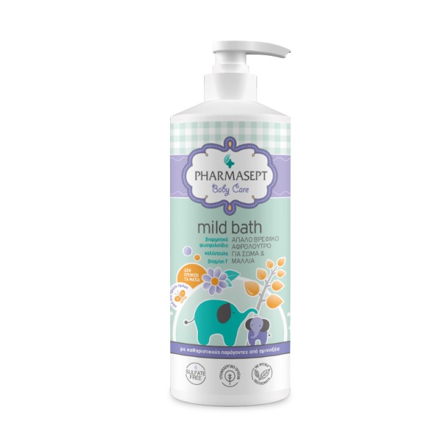 Pharmasept Baby Mild Bath Φυσικό Βρεφικό Αφρόλουτρο, 500ml