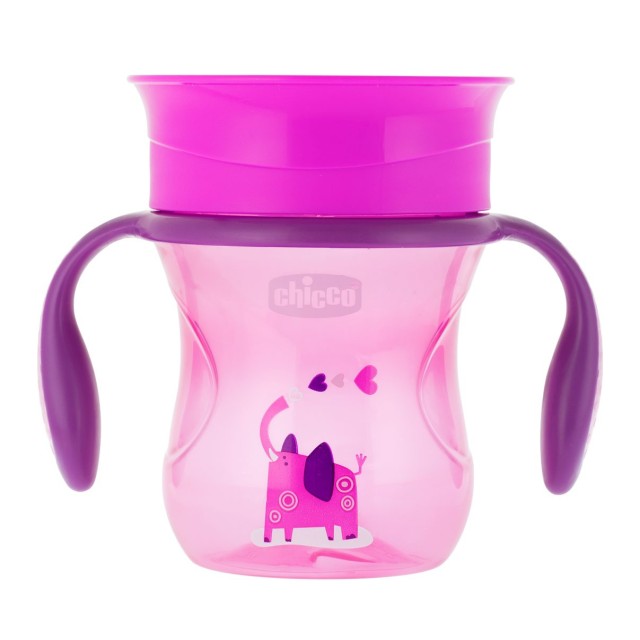 Chicco Perfect Cup Κυπελλο 12Μ+  Ροζ 200ml