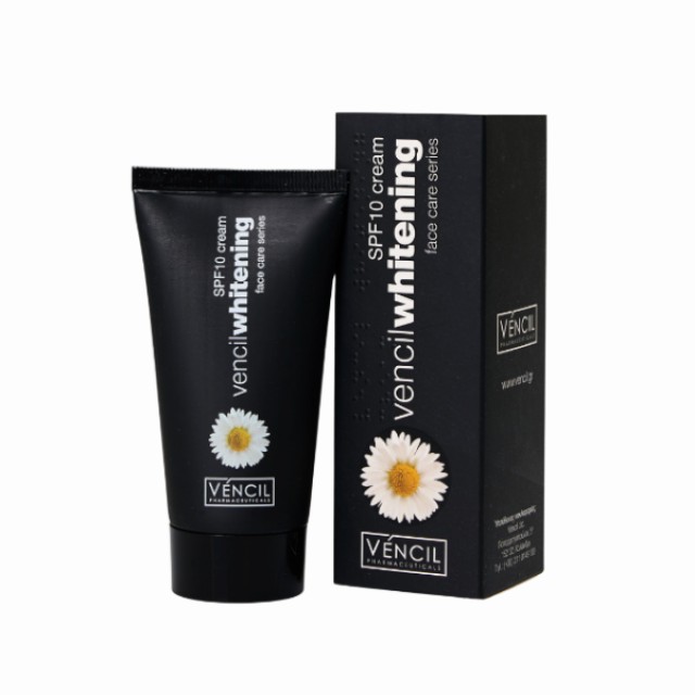 Vencil Whitening Cream SPF10 Λευκαντική Κρέμα Προσώπου κατά των Δυσ...
