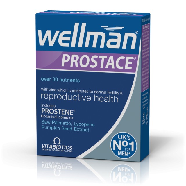 Vitabiotics - Wellman Prostace Για τον Προστάτη, 60 Ταμπλέτες
