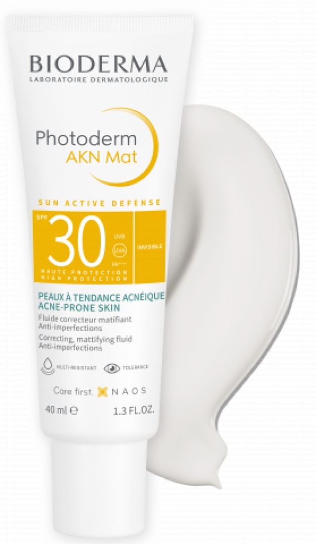 Bioderma Photoderm AKN Mat Fluid SPF30, 40ml