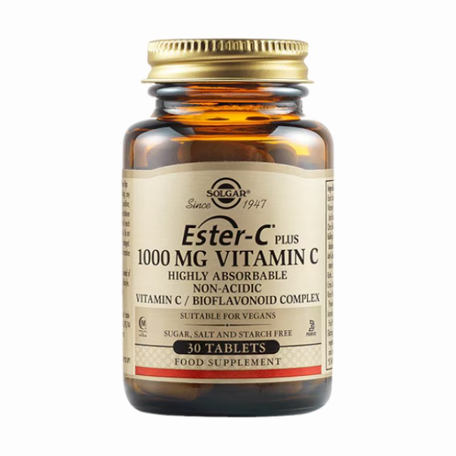 Solgar Ester-C 1000mg Vitamin C Συμπλήρωμα Διατροφής Βιταμίνης Εste...