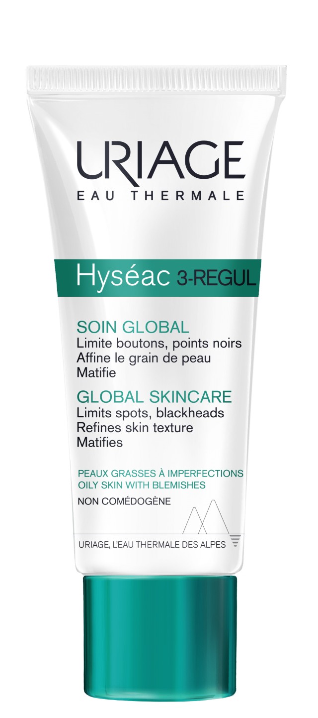 Uriage Hyseac 3 Regul Global Skin Care Ενυδατική Κρέμα Προσώπου Κατά Των Ατελειών Για Την Ακνεϊκή Επιδερμίδα 40ml