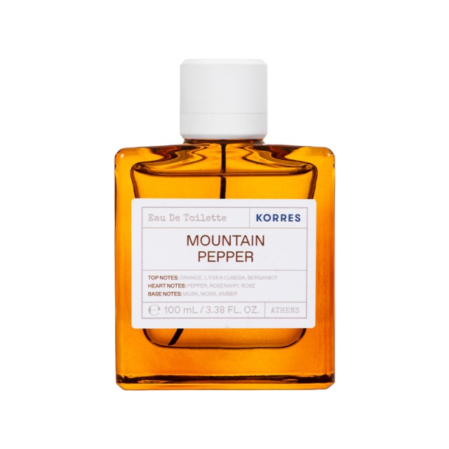 Korres Mountain Pepper Eau De Toilette Άρωμα, 100ml
