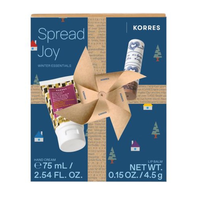 Korres Winter Essentials Σετ με Κρέμα Χεριών, 75ml + Lip balm, 4.5g