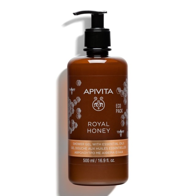 Apivita Eco Pack Royal Honey Κρεμώδες Αφρόλουτρο Με Μέλι, 500ml