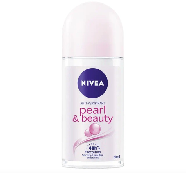 Nivea Pearl & Beauty Γυναικείο Αποσμητικό Roll-on 48ωρης Προστασίας, 50ml