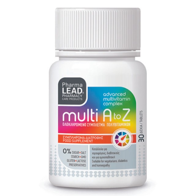 Pharmalead Multi A To Z Advanced Multivitamin Complex Πολυβιταμίνη,...