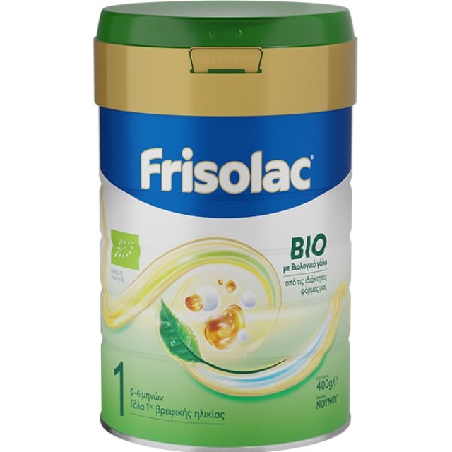 Frisolac 1 BIO Γάλα 1ης Βρεφικής Ηλικίας 0-6m σε Σκόνη, 400g