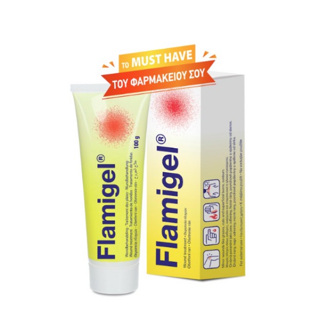 Olvos Science Flamigel Gel Για Εγκαύματα Και Πληγές, 100gr