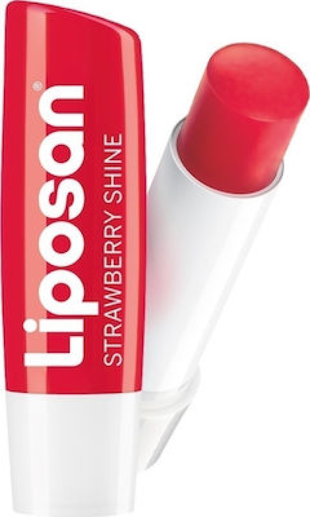 Liposan Strawberry Shine Caring Lip Balm Φράουλα, 4.8g