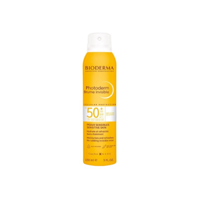 Bioderma Photoderm Brume Solaire SPF50+ Αντηλιακό Mist Χωρίς Επάλειψη, 150ml