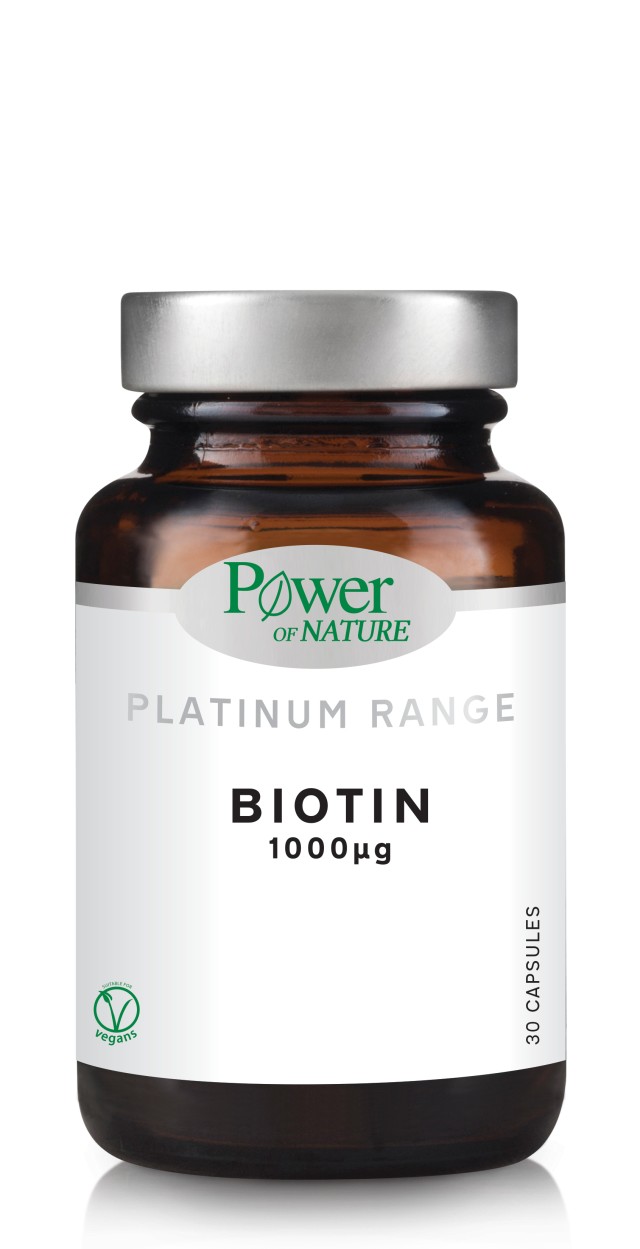 Power Health Platinum Biotin 1000mg, 30 Κάψουλες