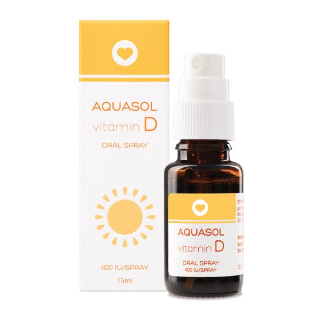 Olvos Science Aquasol Vitamin D Oral Spray Συμπλήρωμα Διατροφής Βιταμίνης D Στοματικό Σπρέι 15ml