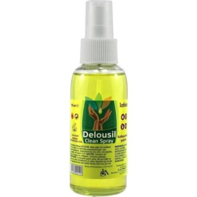 Delousil Hands Clean Spray Αλκοολούχο Καθαριστικό Χεριών, 100ml