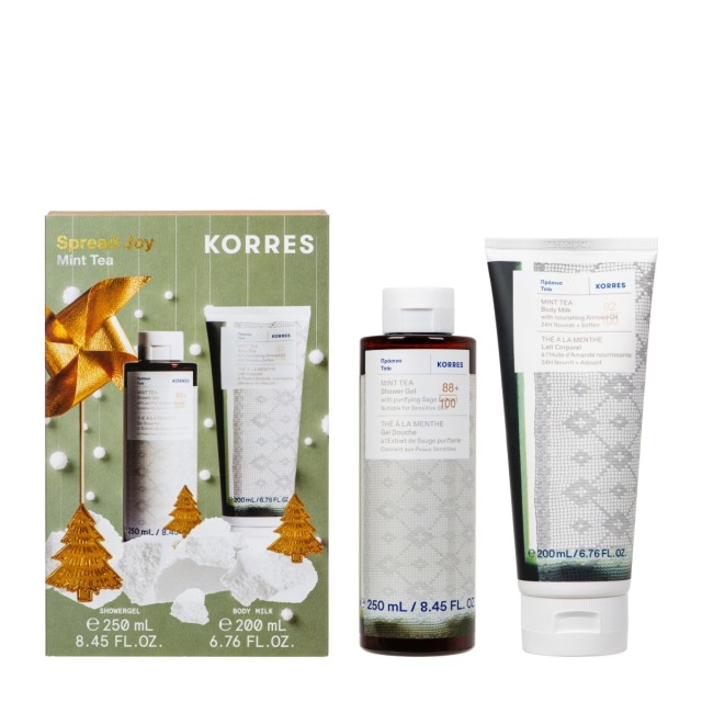 Korres Promo Spread Joy με Mint Tea Shower Gel Αφρόλουτρο 250ml + M...