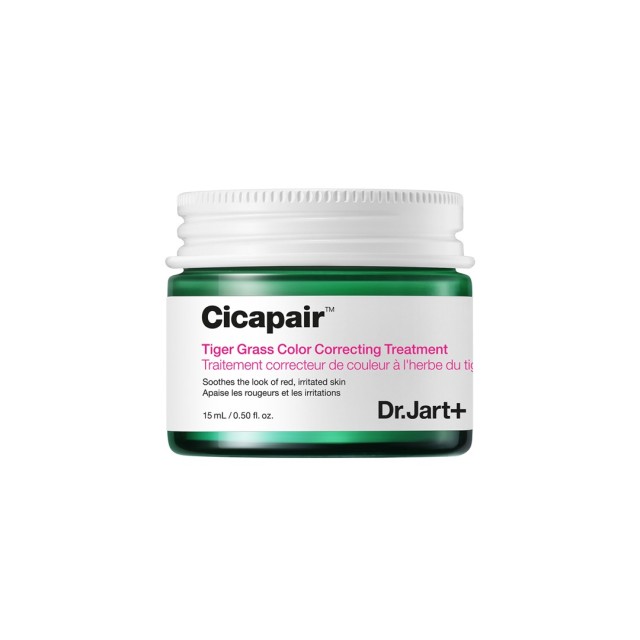 Dr.Jart+ Cicapair Tiger Grass Color Correcting Treatment Κρέμα Προσώπου Κατά της Ερυθρότητας, 15ml