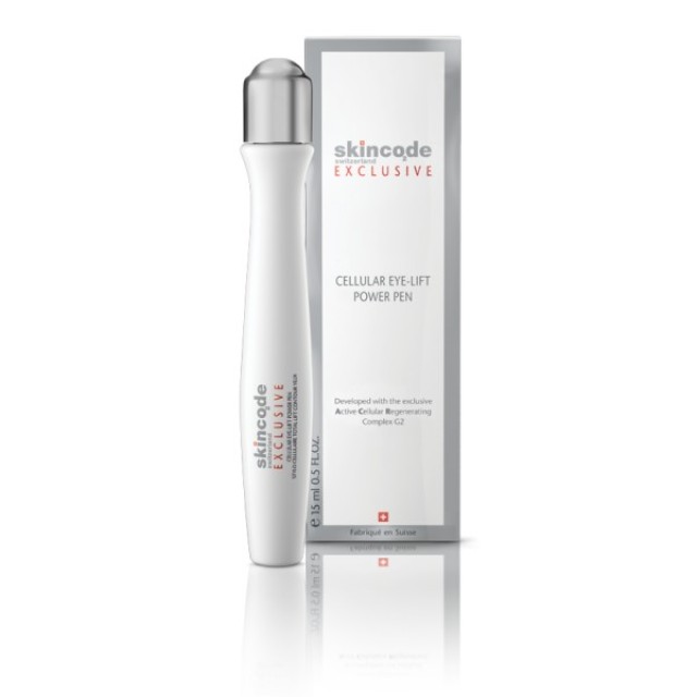Skincode Cellular Eye-Lift Power Pen Αντιγηραντικός Ορός Ματιών, 15ml