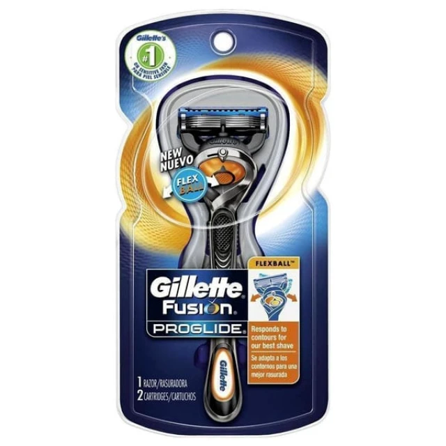 Gillette Fusion Proglide & 2 Spare Parts