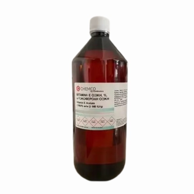 Vitamin E / a-Tocopheryl – Acetate Liquid Ph.Eur CHEMCO 1lt