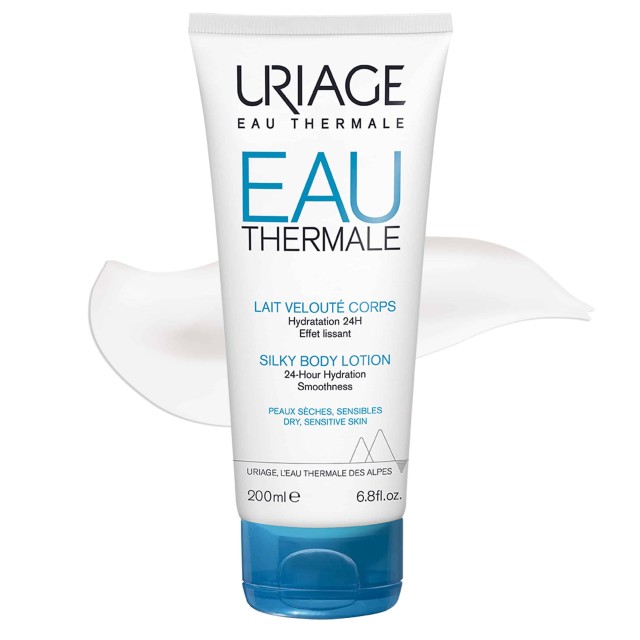 Uriage Eau Thermale Silky Body Lotion Ενυδατικό Γαλάκτωμα Σώματος Ελαφριάς Υφής 200ml