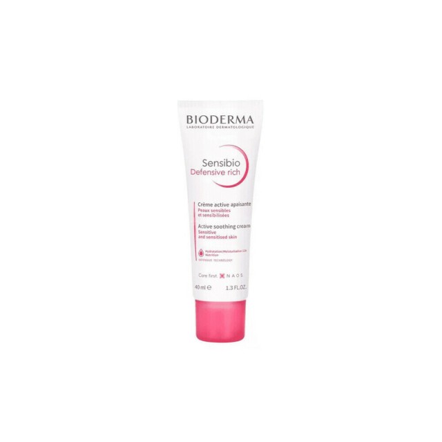 Bioderma Sensibio Defensive Rich Καταπραυντική Κρέμα Πλούσιας Υφής 40ml