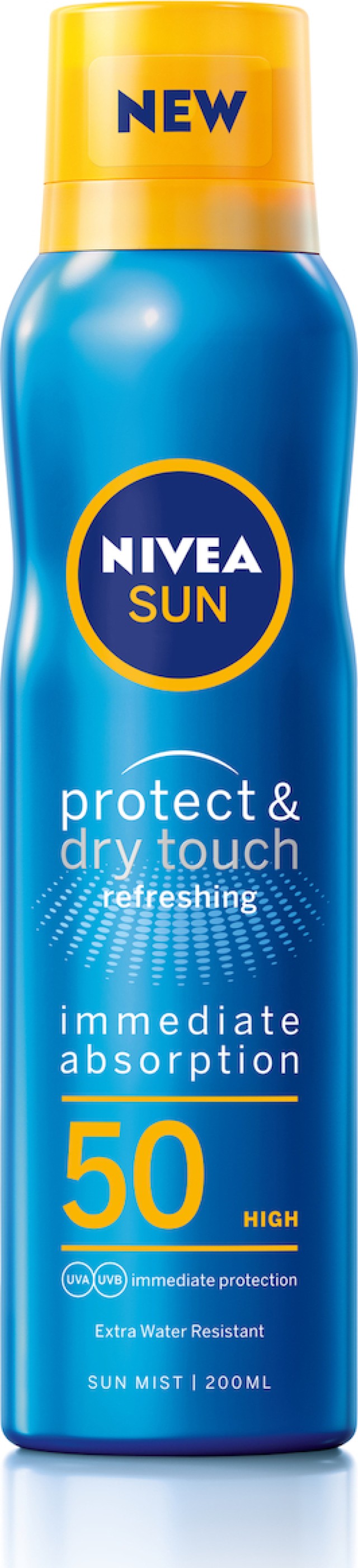 Nivea Protect - Dry Touch Refreshing SPF50 Mist Αντηλιακό Spray  Για Πρόσωπο - Σώμα 200ml