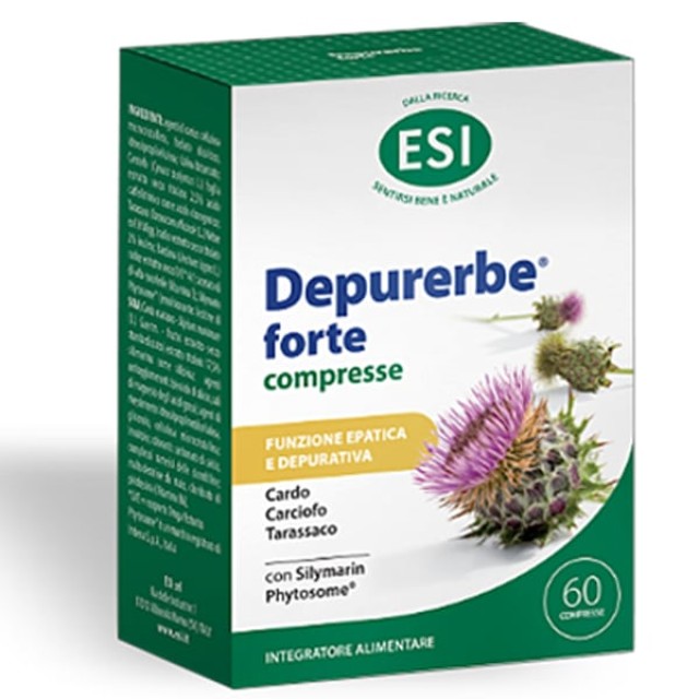 ESI Depurerbe Forte για τη Φυσιολογική Ηπατική Λειτουργία, 60tabs