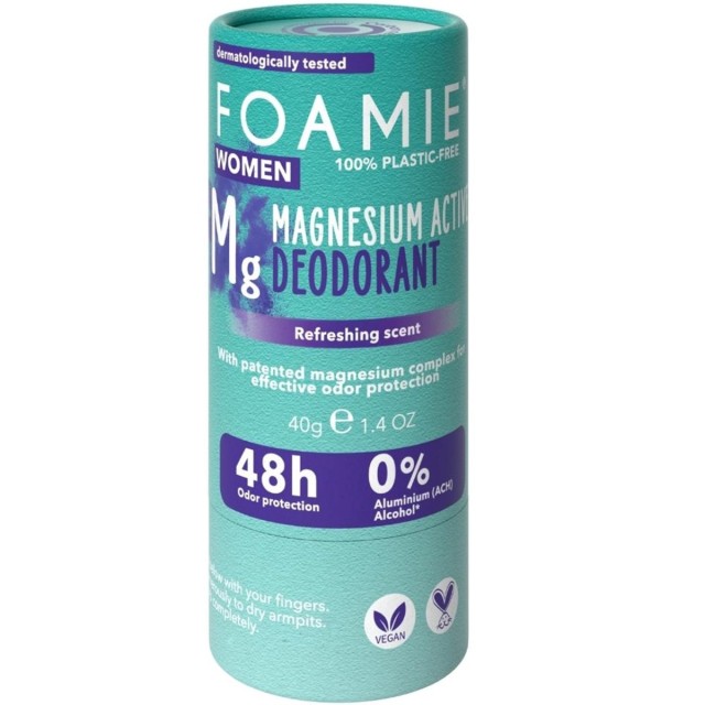 Foamie Rain in the Woods Solid Deodorant Stick Αποσμητικό σε Μορφή Στικ, 40g