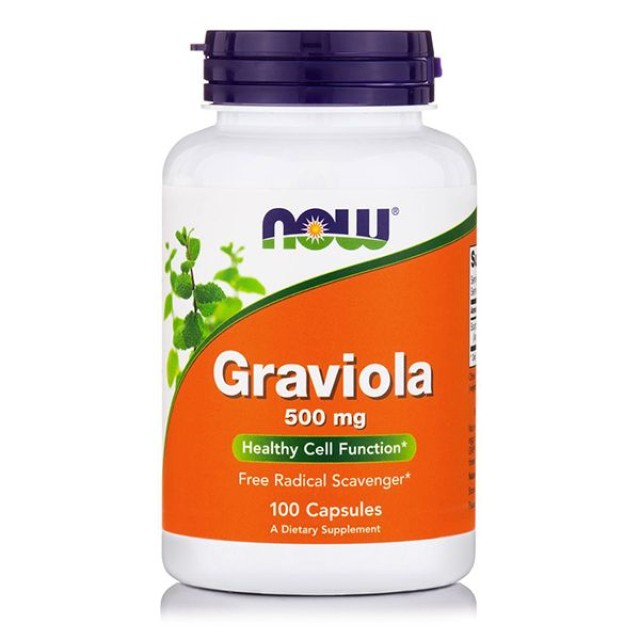 Now Graviola Συμπλήρωμα Διατροφής με Graviola, 100 Κάψουλες