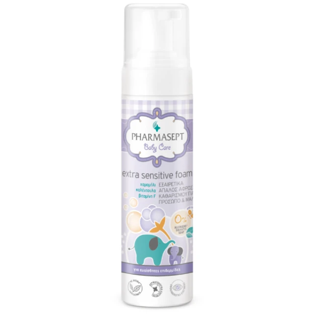 Pharmasept Baby Extra Sensitive Foam Cleansing Foam 200ml