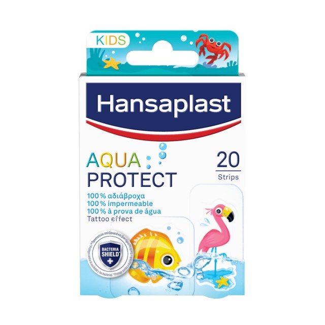 Hansaplast Aqua Protect Kids Αδιάβροχα Παιδικά Επιθέματα, 20τμχ