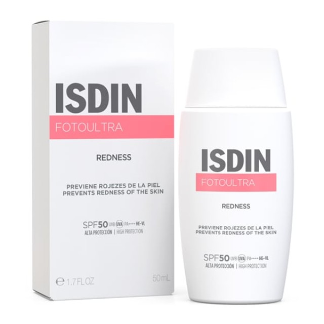 ISDIN Fotoultra Redness SPF50 Αντηλιακό Προσώπου για την Ερυθρότητα...