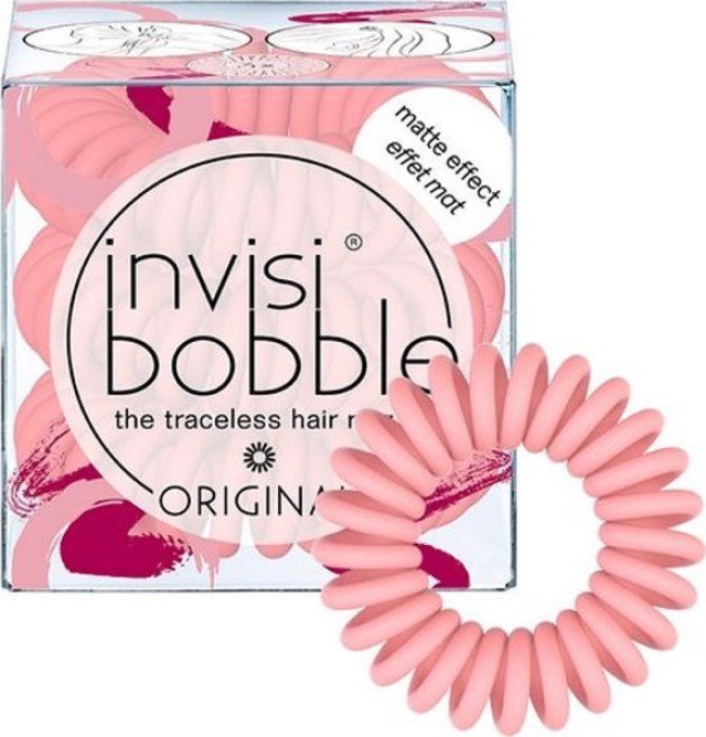 Invisibobble Original Mattitude Pink Me Myselfie Αnd I Λαστιχάκια Μαλλιών 3 Τεμάχια