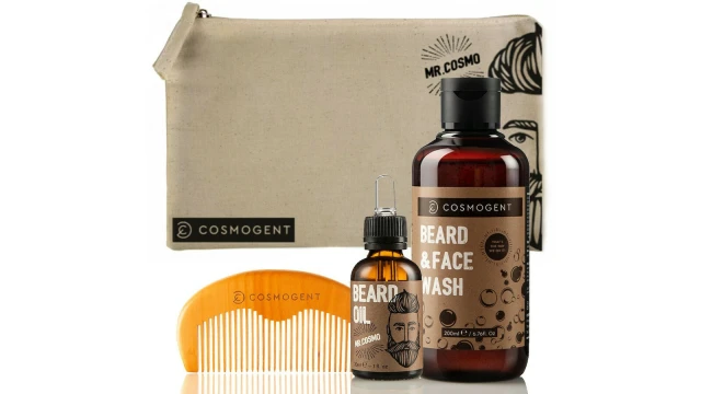 Cosmogent Beard Care Set Mr. Cosmo with Oil 30ml - Soap...