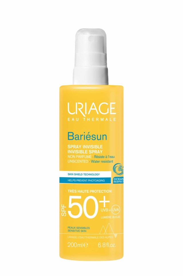 Uriage Bariesun Invisble Spray Αντηλιακό Σπρέι SPF50+, 200ml