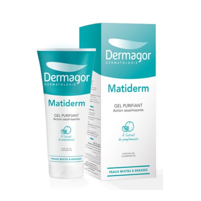 Dermagor Matiderm Purifying Gel Καθαριστικό Προσώπου για Λιπαρή Επι...