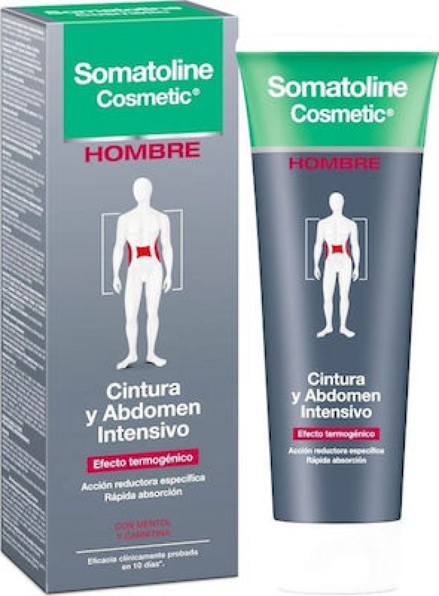 Somatoline Cosmetic Homme Tummy and Abdomen Ανδρικό Αδυνάτισμα Κοιλιά και Μέση Εντατικό, 250 ml