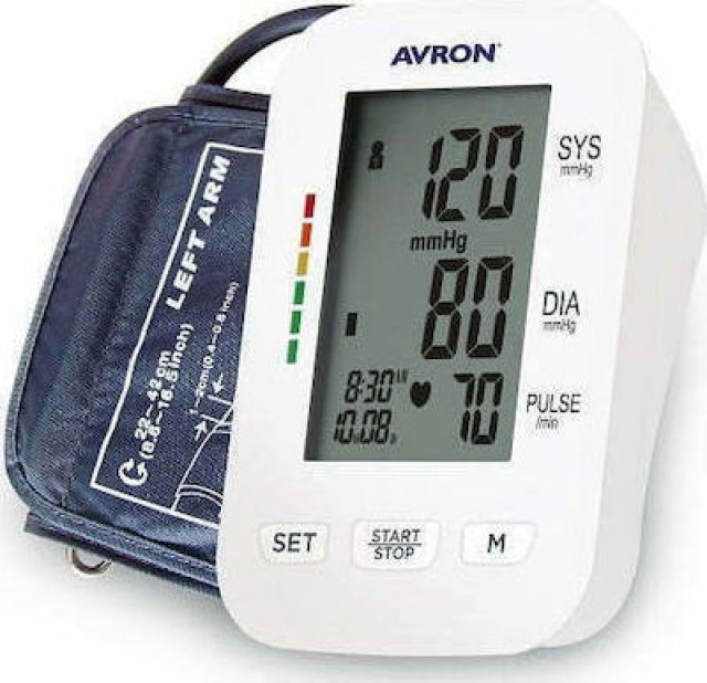 Avron CardioCheck Control Αυτόματο Ψηφιακό Πιεσόμετρο Μπράτσου, 1τμχ