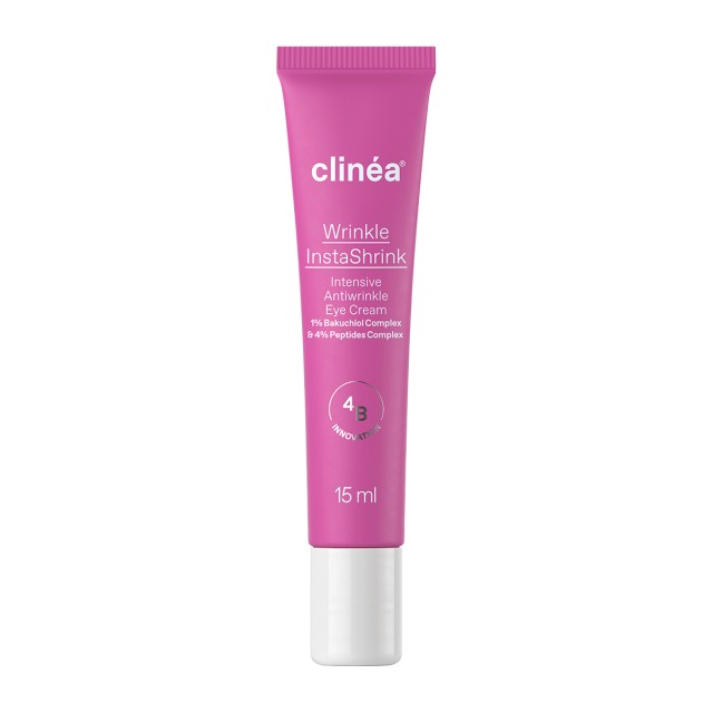 Clinea Wrinkle InstaShrink Αντιγηραντική Κρέμα Ματιών, 15ml
