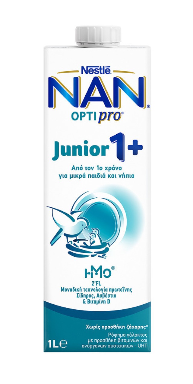 Nestle Nan Optipro Junior 1+ Ρόφημα Γάλακτος 12m+ 1000ml